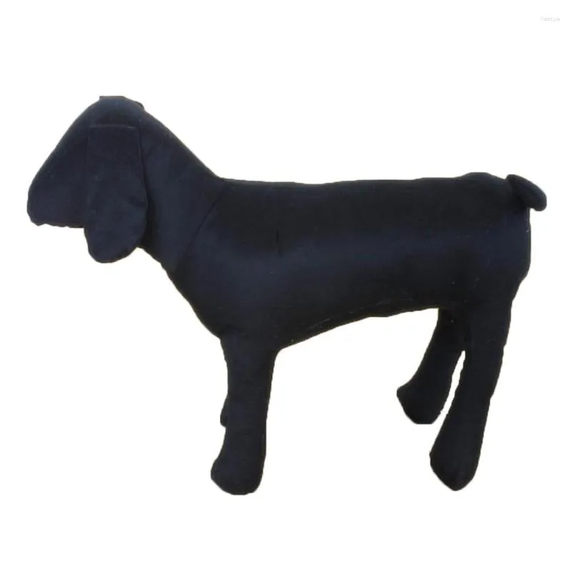 Modèle de vêtements pour chiens, accessoires d'affichage de vêtements pour chiots, mannequin statique en pur coton noir et blanc