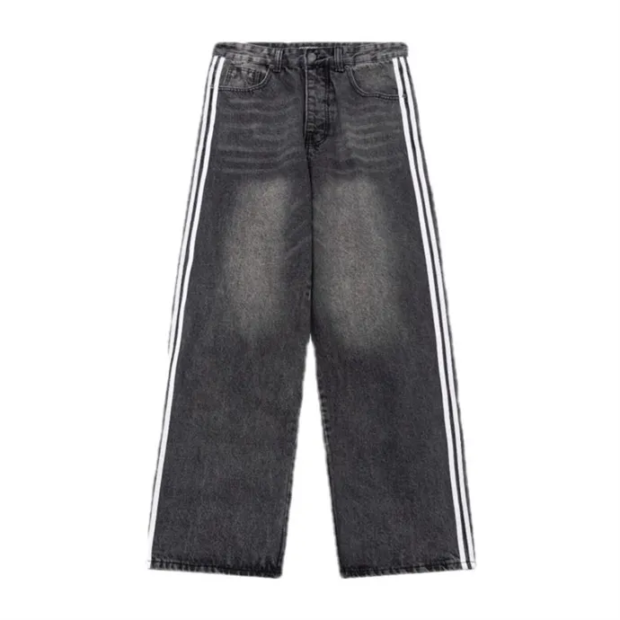 2023 Męskie spodenki i spodnie Pure Bawełniane nieregularne spodnie do biegania dżinsy drukowane unisex moda i wygodne J108