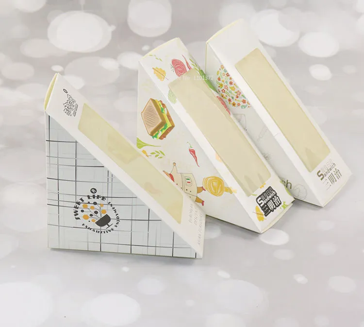 DHgate.com:Transparent Disposable Baking Paper Box for Sandwiches ...