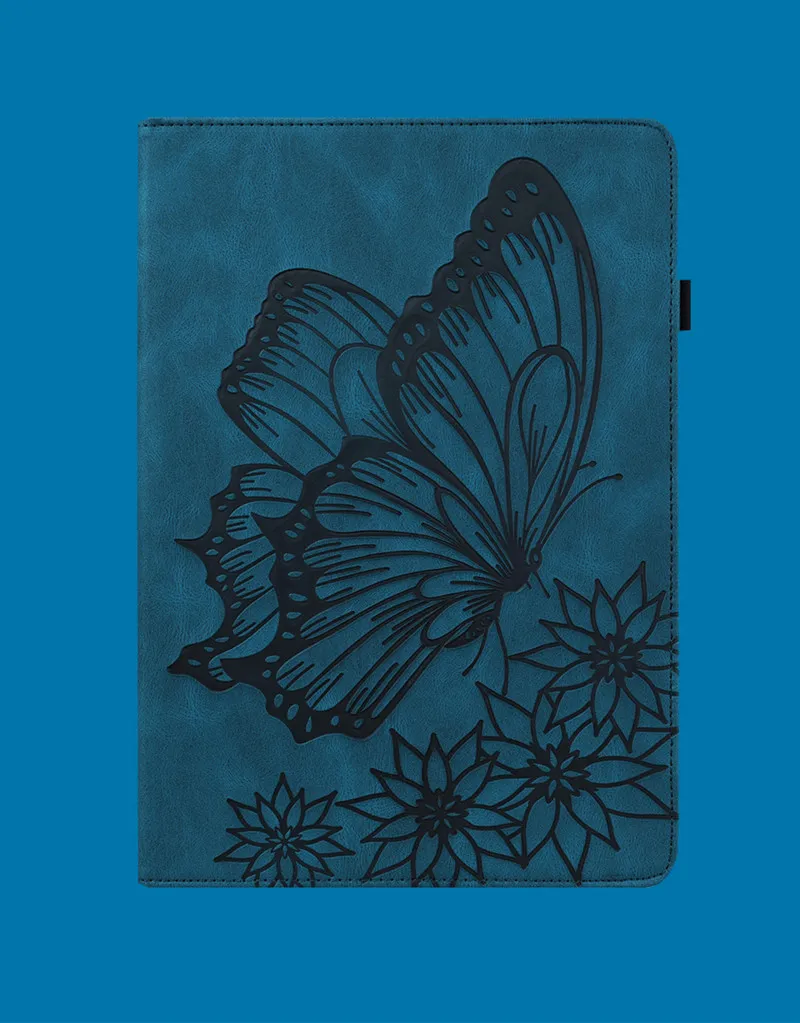 Butterfly PU Leather iPad Cases Smart Sleep Wake Up Tablet Cover for iPad min 1 2 3 4 5 6 9.7 10.2 10.5 10.9 11 Air 2 3 4