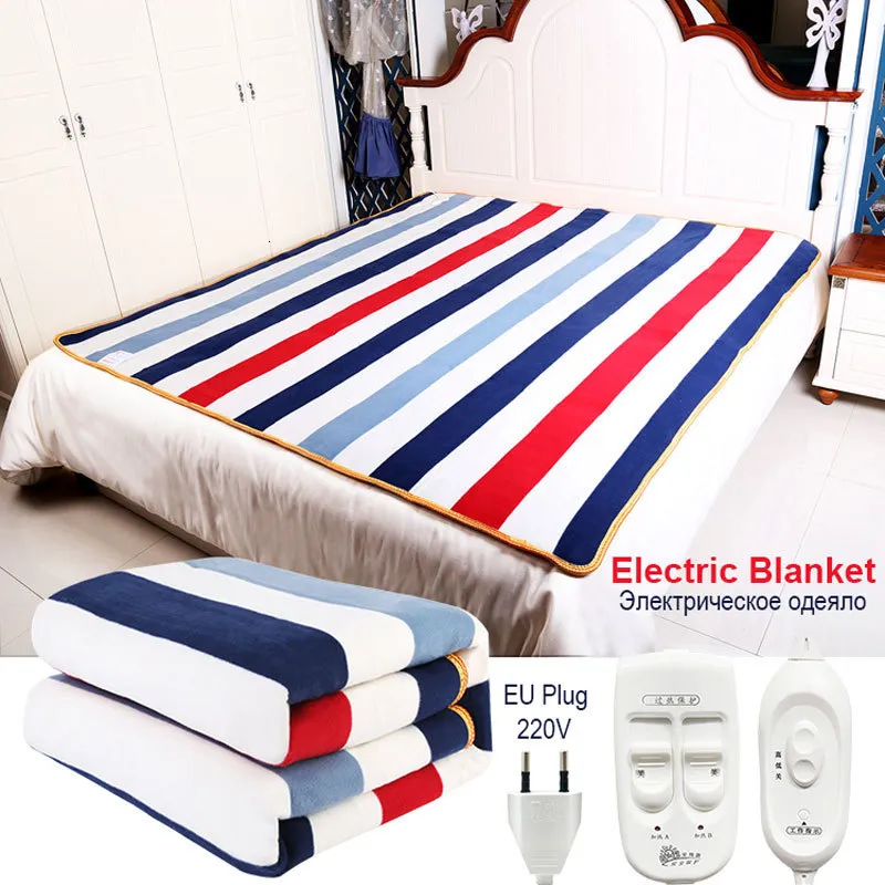 Blankets Automatic Electric Blanket 220V Heating Thermostat Throw Double Body Warmer Bed Heated Mattress Carpets Mat 230920