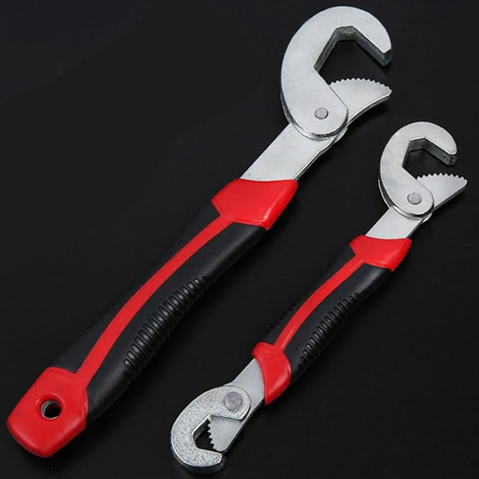ZK50 Drop Ship Universal Wrench Justerbart Grip Multi-Function 2st Wrench 9-32mm Ratchet Spanner Hand Tools Stock i US176Z