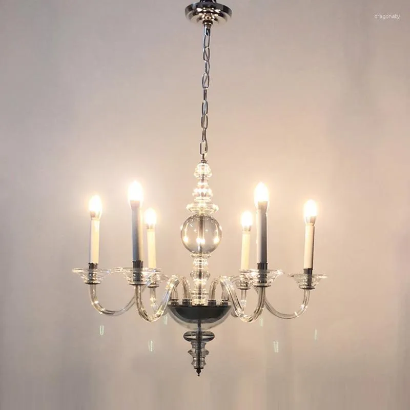Lámparas colgantes Luz minimalista moderna Lámpara de vela de lujo Literatura nórdica y arte Sala de estar Comedor Lámpara de dormitorio
