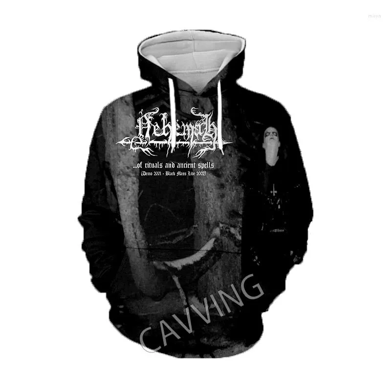 Men's Hoodies Fashion Nehemah Band 3D Printed Clothes Streetwear Men/women Sweatshirt Hoody Hooded Pullover Tops