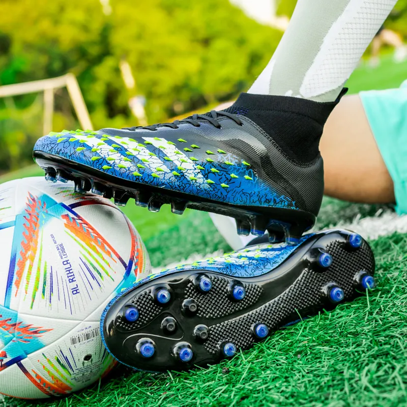 Chaussures de sécurité hommes Football marque crampons de Football en cuir taille 3545 TF dur Court baskets bottes d'entraînement Tenis Hombre 230919