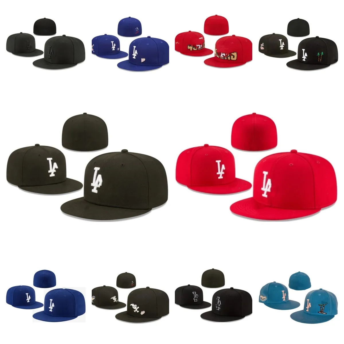 Accessoires de créateurs Gants chauds Casquettes de balle Lettre Hip Hop Chapeaux Baseball Luxurys Casquettes Adulte Visière plate pour style unisexe Casquettes ajustées entièrement fermées Casquette New Era Taille décontractée 7-8