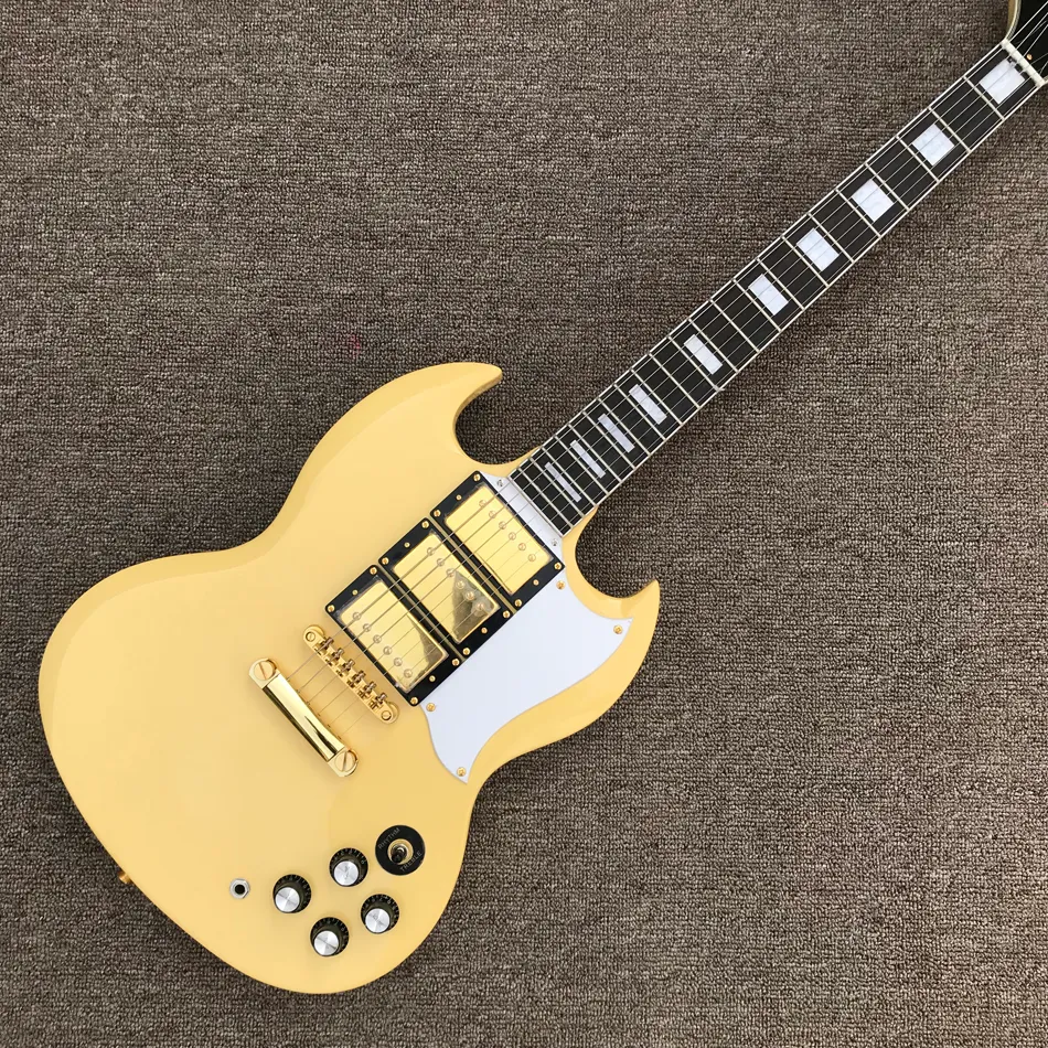 Pictures Custom Shop, SG400, Yüksek Kaliteli Elektro Gitar, 3 Parça Pikap, Altın Donanım, Ücretsiz Kargo