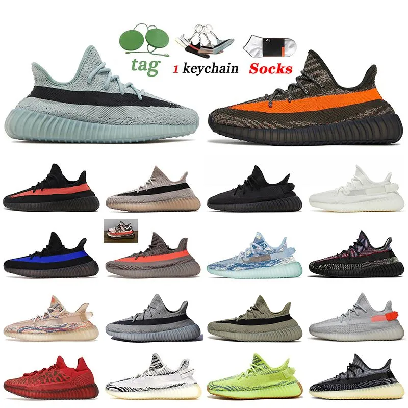 Yeezy Boost V2 Kanye West 운동화 남성 여성 벨루가 반사 정적 눈부신 블루 베이지 오닉스 CMPCT 슬레이트 레드 모노 클레이 트레이너