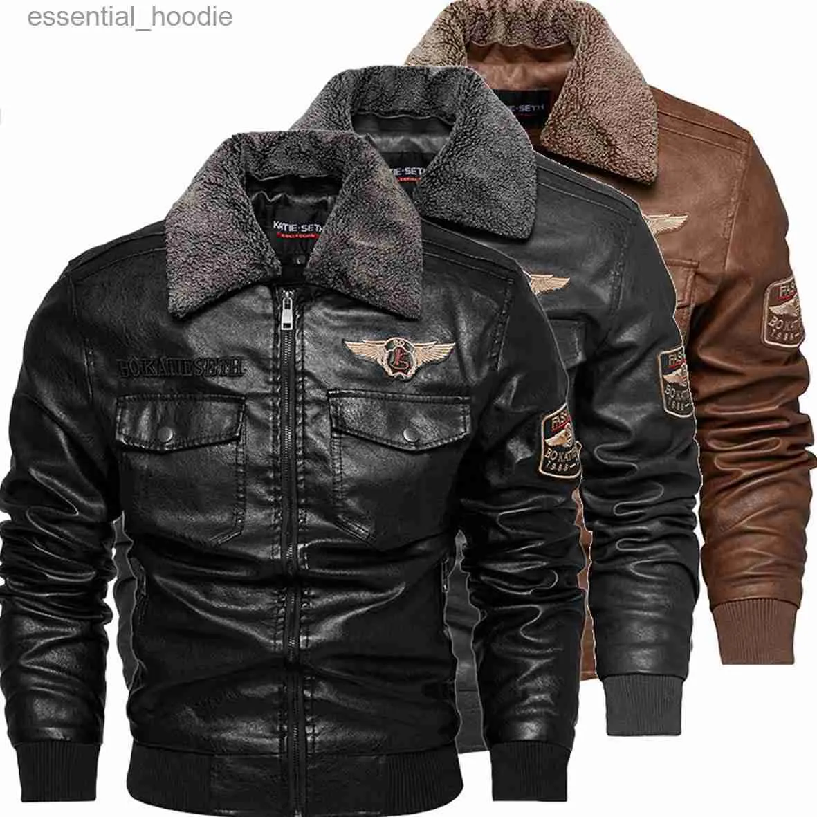 Pelliccia da donna Pelliccia sintetica Pile da uomo PU Giacca in pelle Patchwork Giacche da motociclista Cappotto con cerniera casual Giacca da motociclista maschile Cappotto capispalla foderato in pelliccia slim fit L230920