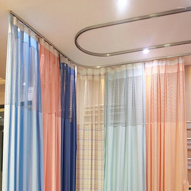 Gardin skönhet salong partition hälsa ogenomtränglig klinik säng l-formad u-formad dragkant