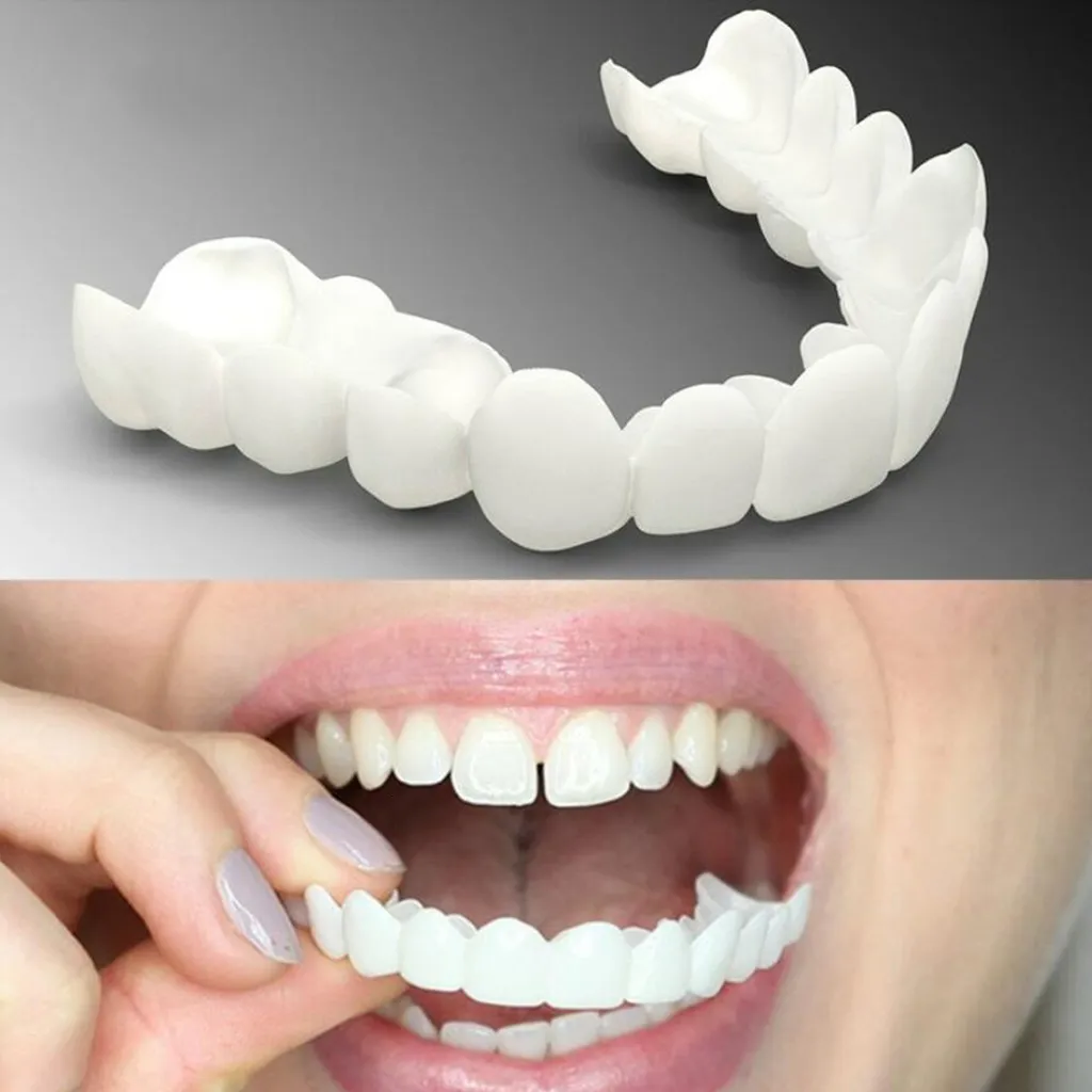 Otra higiene bucal Sdotter dentadura postiza dientes instantáneos carilla blanqueadora dental dentadura postiza tirantes temporales superiores inferiores dientes falsos dientes falsos Cosmeti 230919