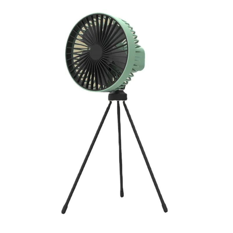 Ventilador portátil para acampar, miniventilador recargable de 10000mAh, USB, para exteriores, ventilador de techo para acampar, soporte para trípode, ventilador de escritorio