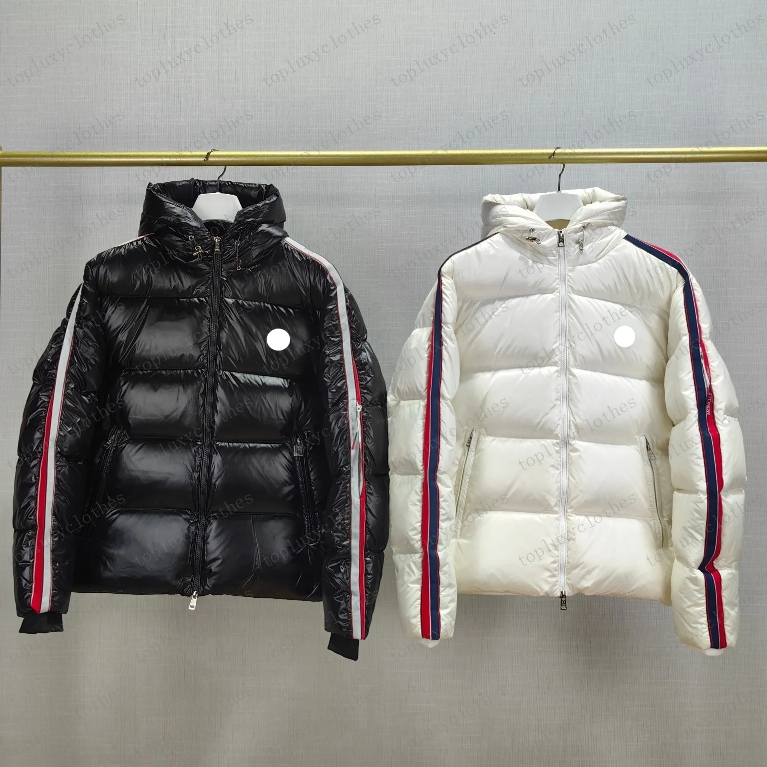 2023designer mens down jackets 자수 배지 여자 후드 겉옷 파카 겨울 따뜻한 복어 재킷 남성 의류