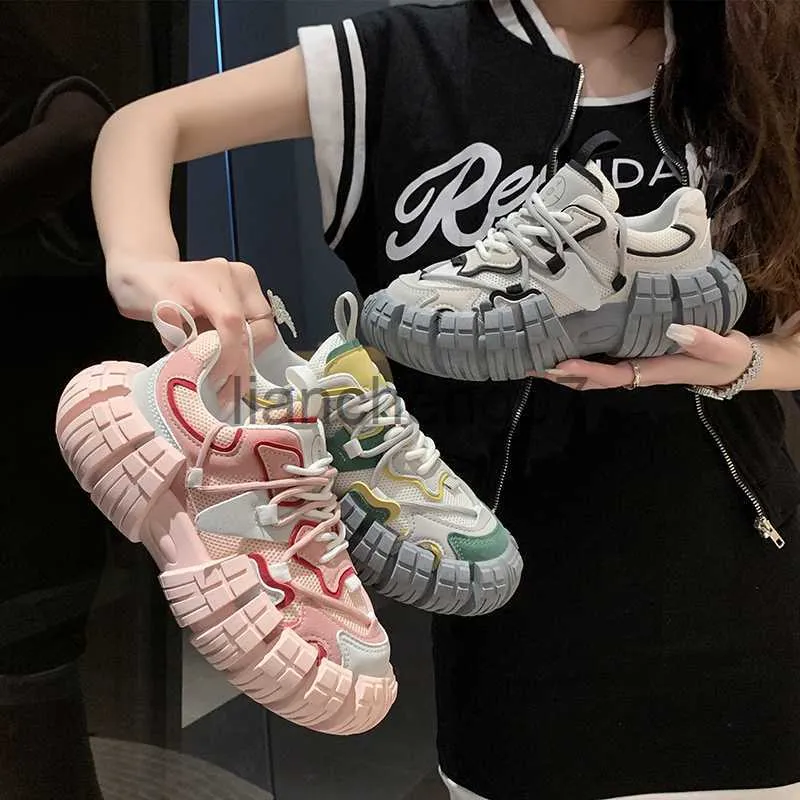 Scarpe da abbigliamento brutte e carine blaster street sport e scarpe casual per donne 2023 estate nuove scarpe da maglia in gomma durevole in gomma
