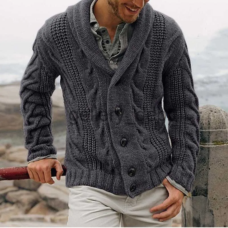 Mens knitted cardigan with hood new arrivals