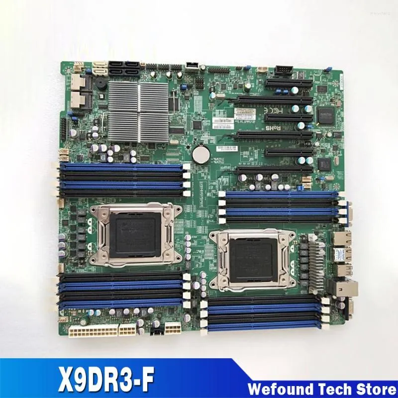 Moderbrädor för Supermicro Server Motherboard DDR3 LGA2011 E5-2600 V1/V2 Series X9DR3-F