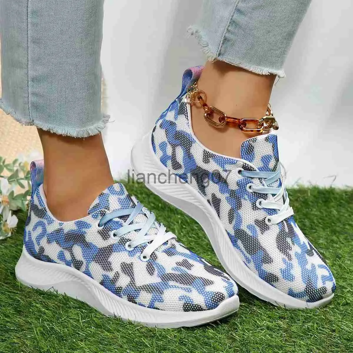 Dress Shoes Spring and Autumn New Leopard Canvas Shoes Female Students Retro Versatile Soft Sister Board Shoes Fashion Shoes Platform Shoes x0920