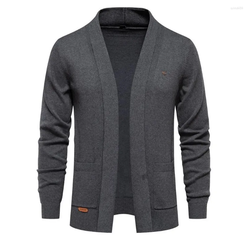 Herrenjacken YZLDS Cardigan 2023 Mode Herbst- und Wintermantelpullover Hochwertige Business-Strickwarenkleidung