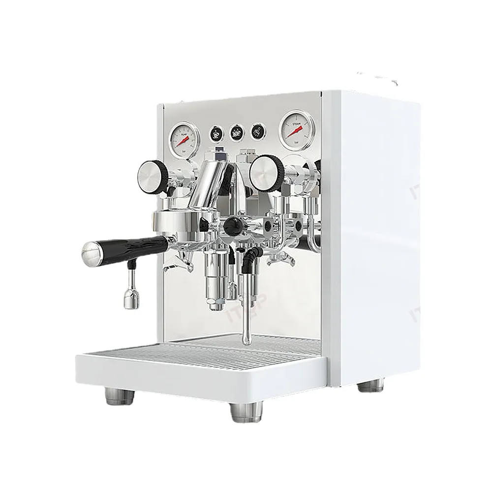 ITOP Coffee Machine Espresso Kawa Profesjonalna komercyjna kawiarnia z pieniącym mlekiem 220-240V 3100W N.W. 20 kg