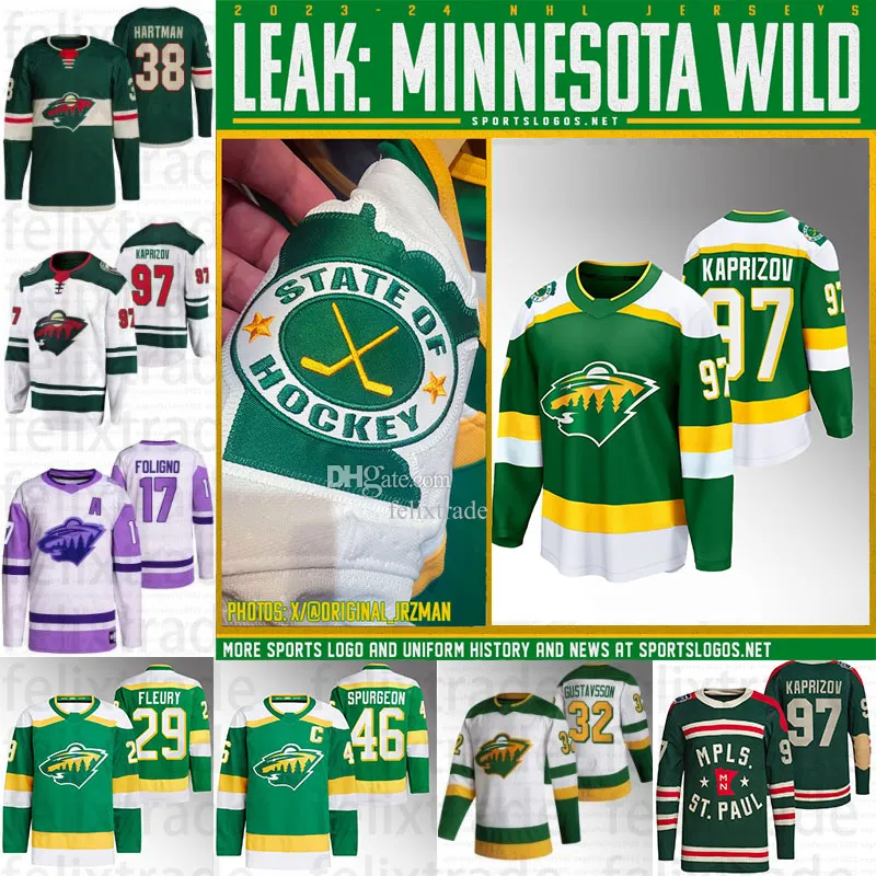 Save Big on Bulk Minnesota Wild Kaprizov Jersey Minnesota Hockey Alternate  Jersey Premium Lightweight Fan Apparel, Ideal For Game Days, Supporting
