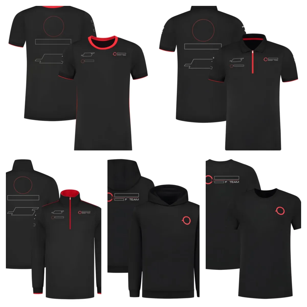 F1フォーミュラワンレーシング衣料チーム2023フード付きジッパースウェットシャツのサイズをカスタマイズできます。