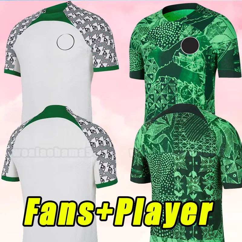 22 23 OKOCHA Fußballtrikot 2022 2023 Trikots Maillot de Foot Okechukwu IGHALO AHMED MUSA Ndidi MIKEL IHEANACHO Fußballtrikots nigerianische Auswärtsmänner