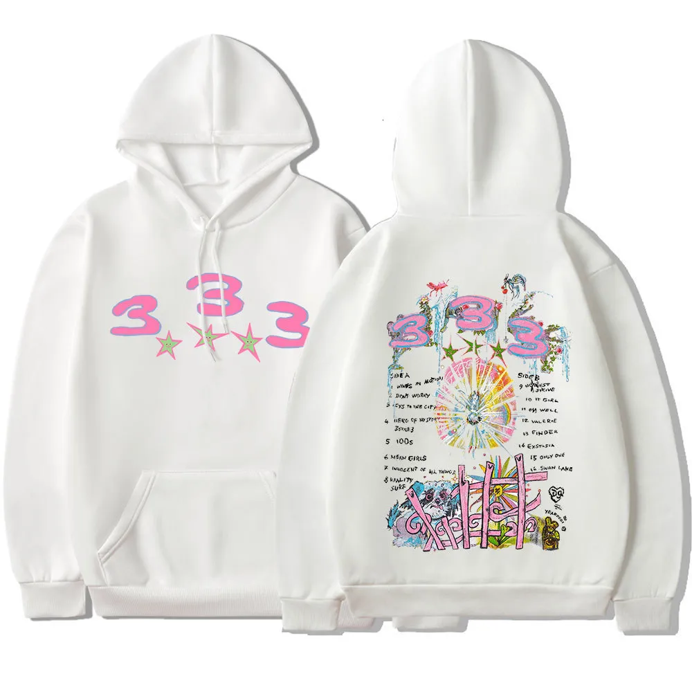 Felpe con cappuccio da uomo Felpe con cappuccio svedese Rapper Bladee 333 Drain Gang Band Grafica Abbigliamento moda Hip Hop Oversize Streetwear 230920