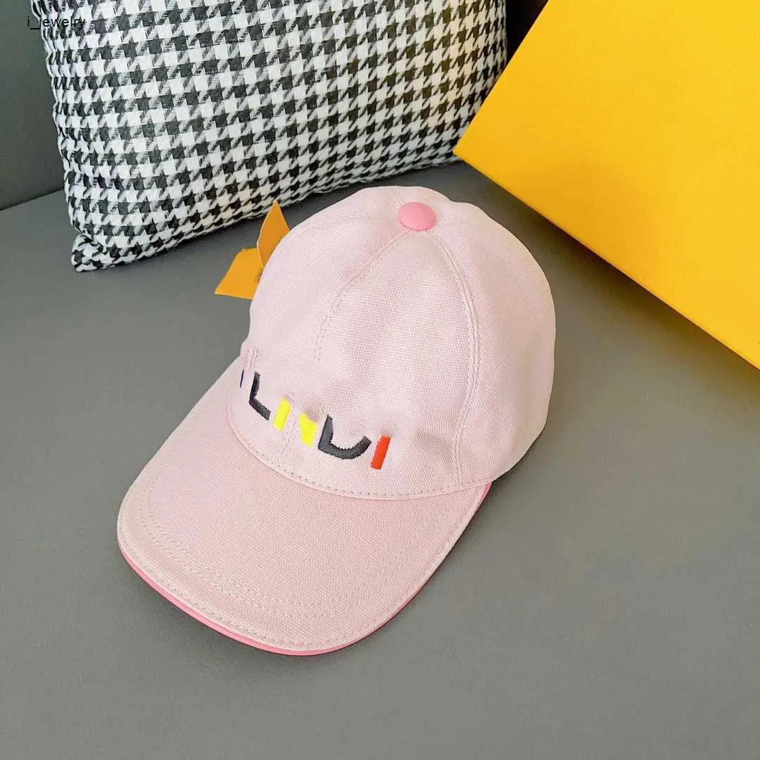 Designer Women Hat Fashion Men Cap Leather Buckle Colorful Brodered Letter Logo Decoration Ball Cap inklusive Box Preferred Gift
