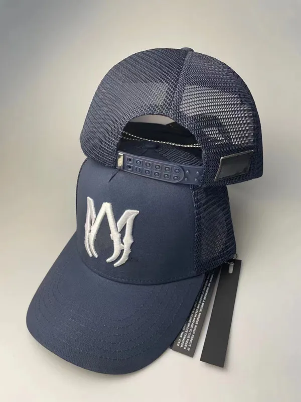 Ny modebaseballmössa för män mesh cap kvinnor snapback hattar ben hip hop varumärke casual gorra justerbar bomullshatt a7