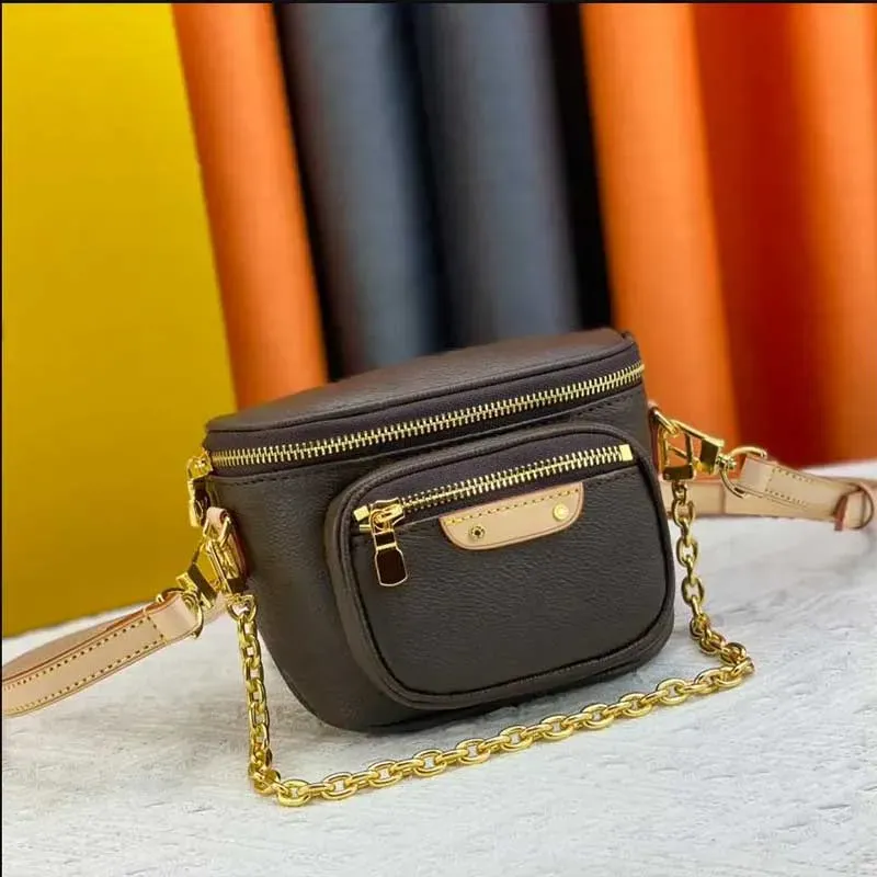 M82335 Kvinnor Designer axelväska högkvalitativ mini Bumbag Parisisk stil lyxig bröstväska damer koppling midja väska män fanny pack crossbody bältes väskor