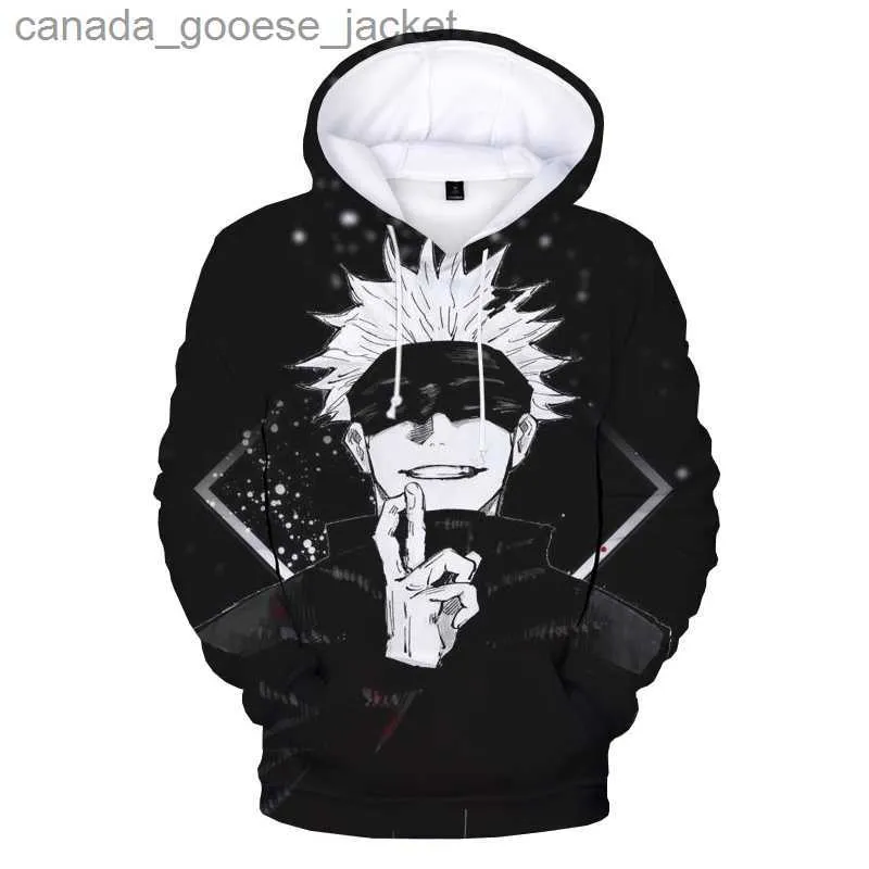 Men's Hoodies Sweatshirts 3D Print Anime Jujutsu Kaisen Hoodies Sweatshirts Men/Women/ Kids 2023 Fashion Streetwear Autumn Winter Plus Size Clothes CoatL230920