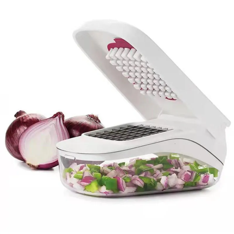 Fruit Vegetable Tools 1PC Manual Slicer Chopper Presser Cut Onion Cheese Cutter Dicing Blade Kitchen Tool 230919