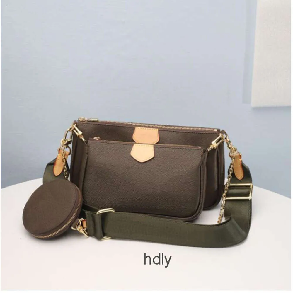 Heuptassen met datumcode dames luxe ontwerpers crossbody tassen portemonnee rugzak handtassen portemonnees kaarthouder tas schoudertas mini 3-delige set 2TRP