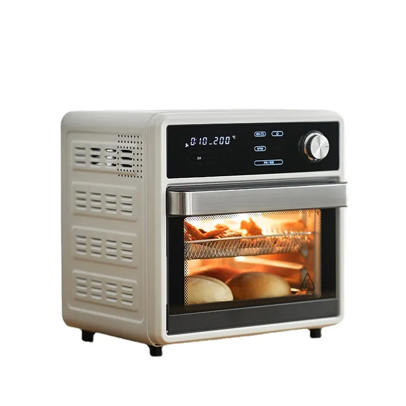 15L 1200W Akıllı Hava Fritöz Fırın Kek Pişirme Tavası Tost Makinesi Teş Takvimi Rotisserie Dehidrator Dijital Dokunmatik Ekran Mikro Dalga Fırını