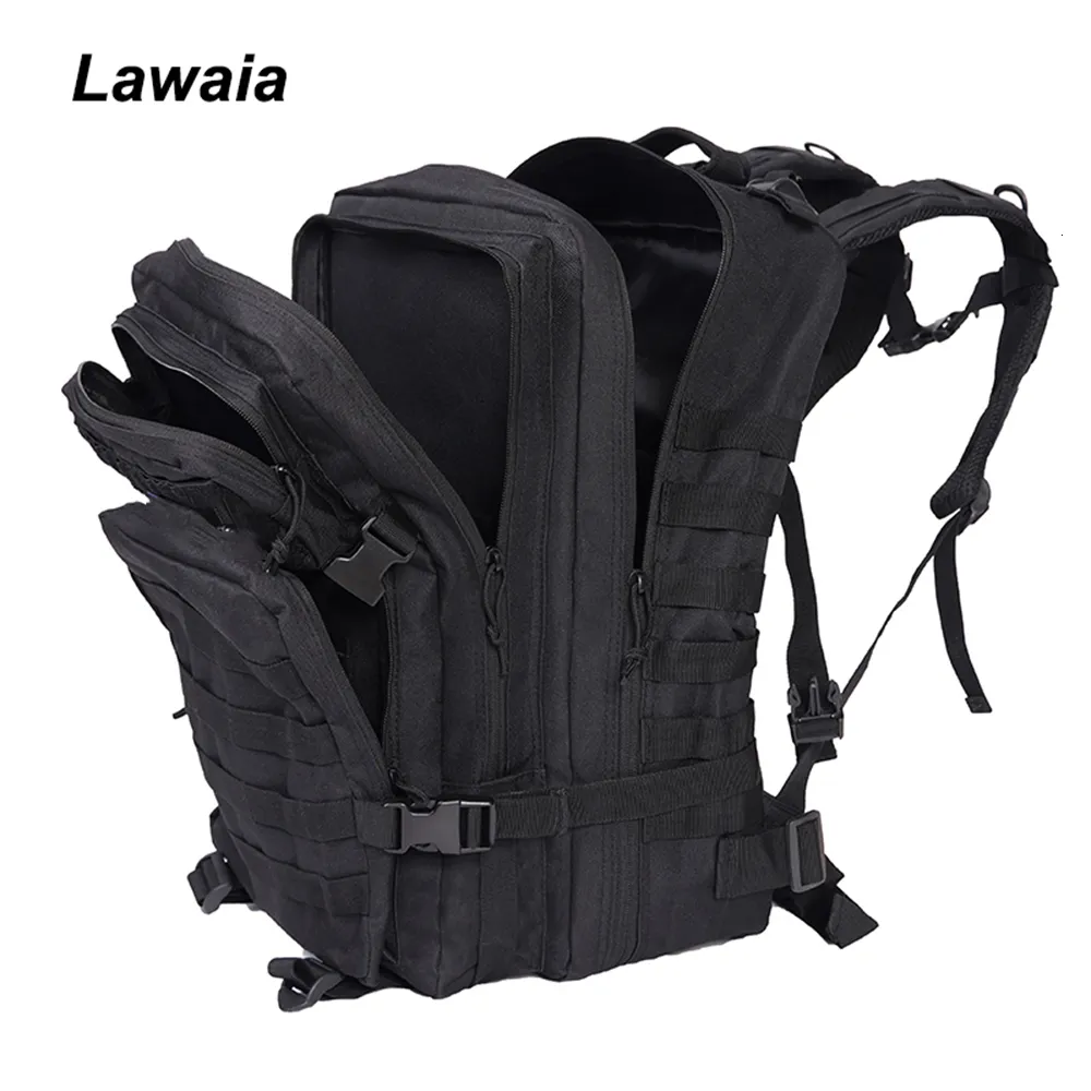 Mochila Lawaia Mochilas militares 45L Hombre de gran capacidad Ejército  Mochilas tácticas Paquete al aire libre para trekking Camping Bolsa de caza