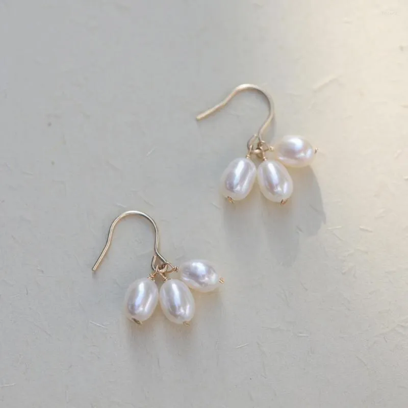 Dangle Earrings Lii Ji Real Pearl Drop 14k Gold Filled Women Jewelry Gift