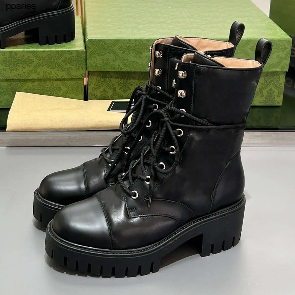 Herfst en winter Nieuwe dames veelzijdige stijl Pparies Designer Martin laarzen designer damesschoenen australië doc martens tim land laarzen 6cm Mode Motorstijl h