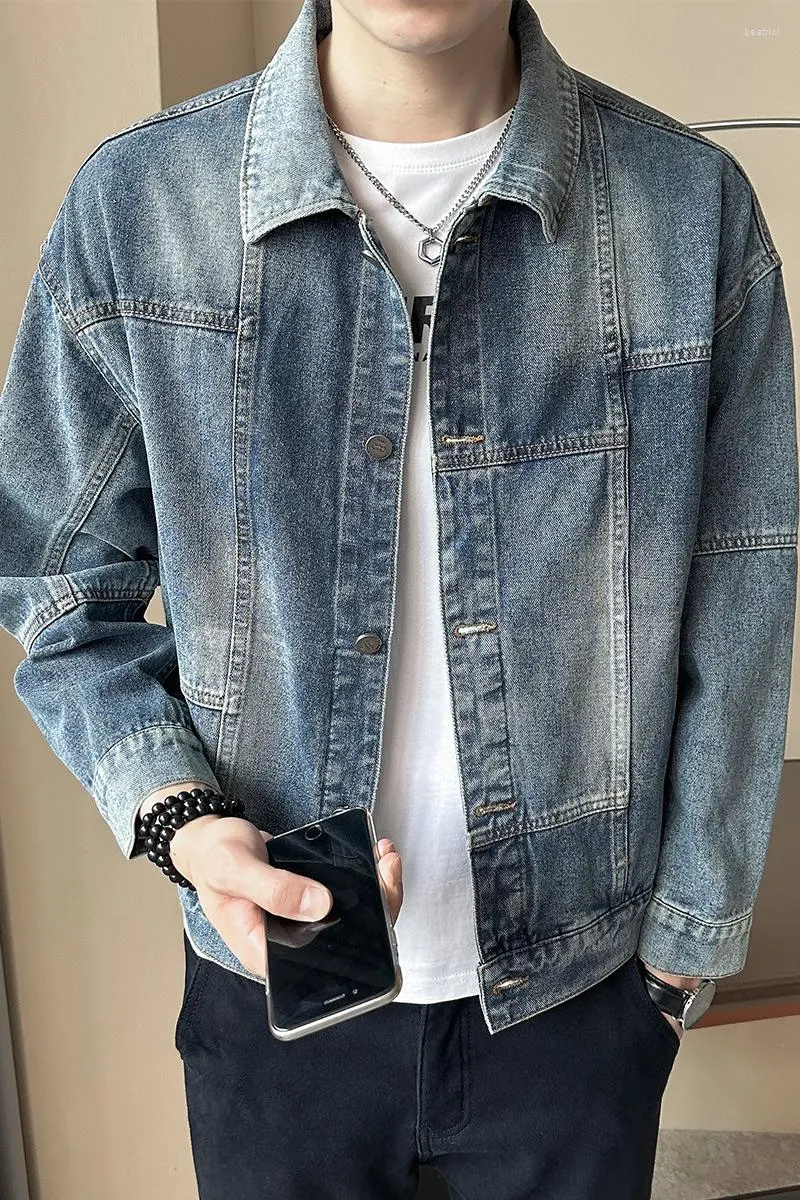 Advbridge Muti-pockets Denim Jacket New Fashion Chic Men Autumn Solid  Zipper Decor Coats Hot Sale Men's Casual Jean Jackets Cardigan | Mens casual  jeans, Casual denim jacket, Men casual