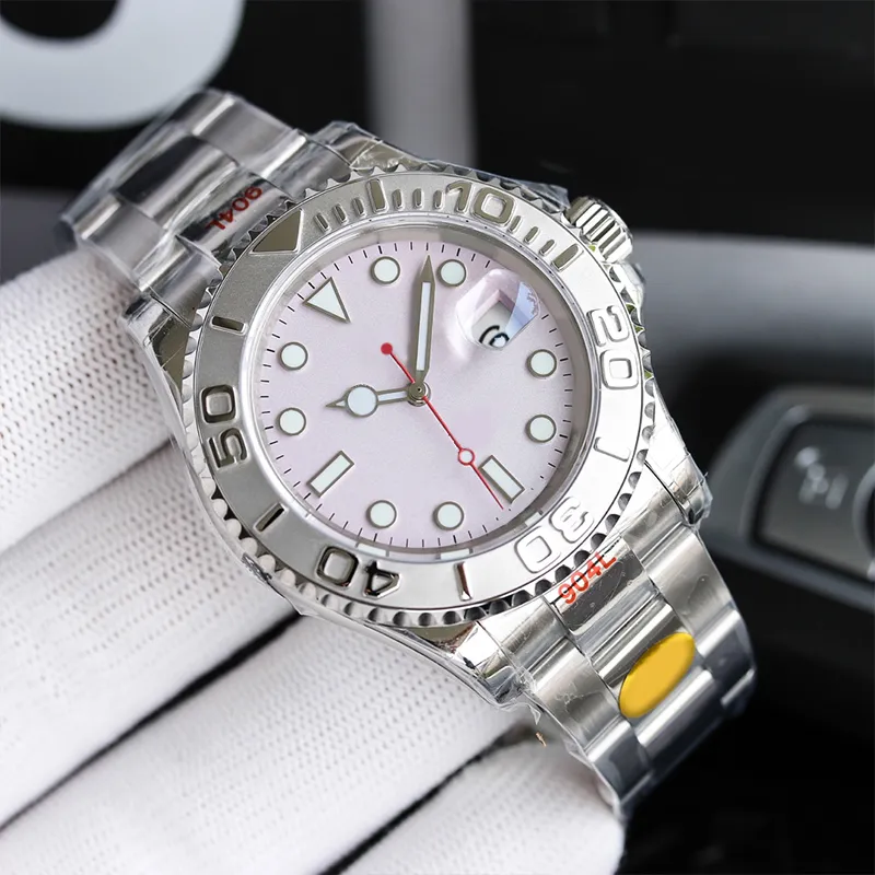 Automatic Watch Rolx Men high quality luxury 40mm full stainless steel montre silicone designer luminous X1X6B