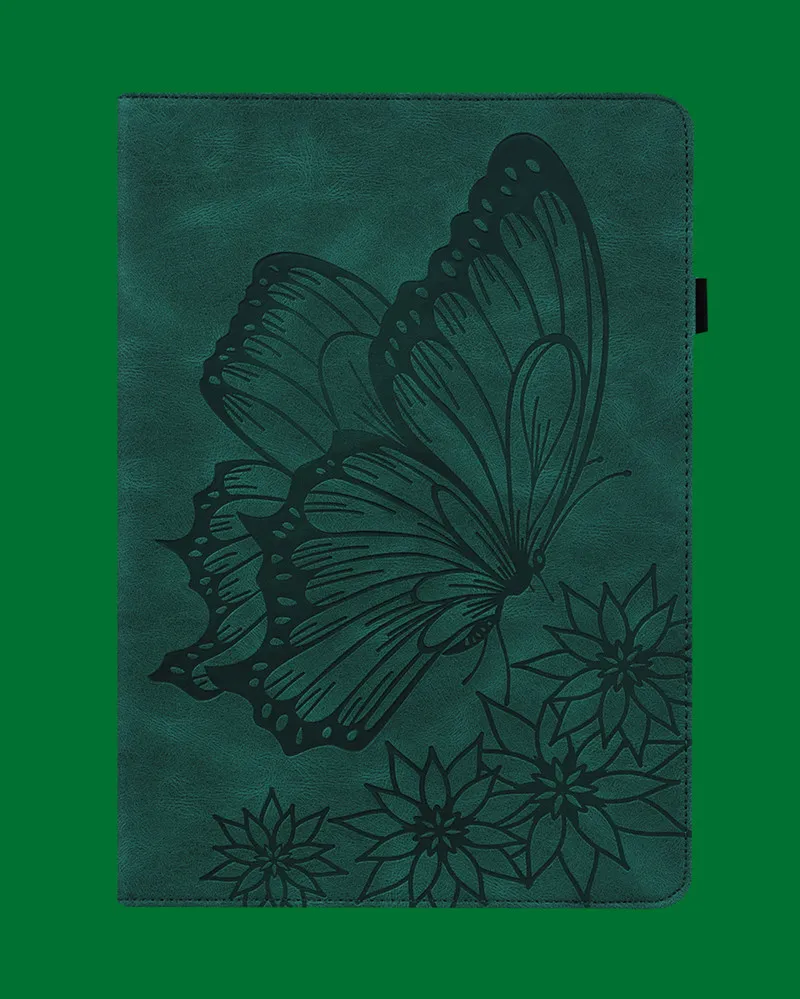 Butterfly PU Leather iPad Cases Smart Sleep Wake Up Tablet Cover for iPad min 1 2 3 4 5 6 9.7 10.2 10.5 10.9 11 Air 2 3 4