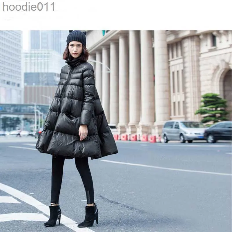 Women's Down Parkas Down cotton padded jackets women cloak type puffer wild warm sustans jackets for women 2020 high-quality L230920