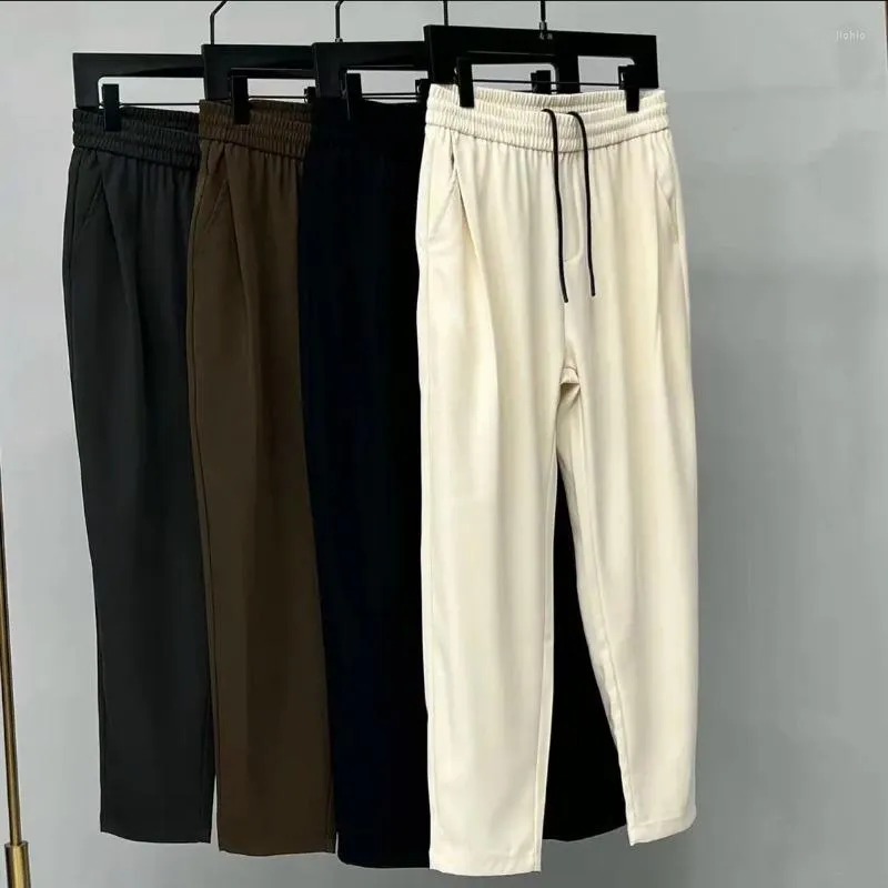 Men's Pants Gmiixder Autumn Winter Sweatpants Couples Loose Casual Elastic Waist Velvet Joggers Cargo Corduroy Harem Trousers