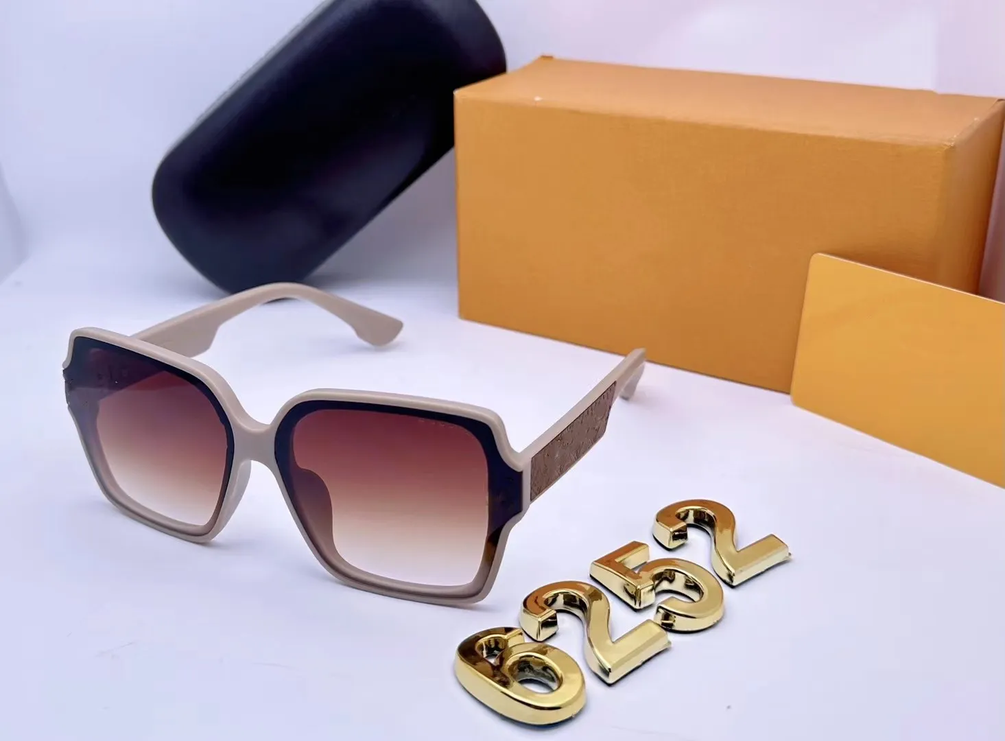 Amazon.com: XLUMIO Pearls Half Round Sunglasses Women Big Frame Gradient  Sun Glasses Female Eyewear,1,One size : Sports & Outdoors