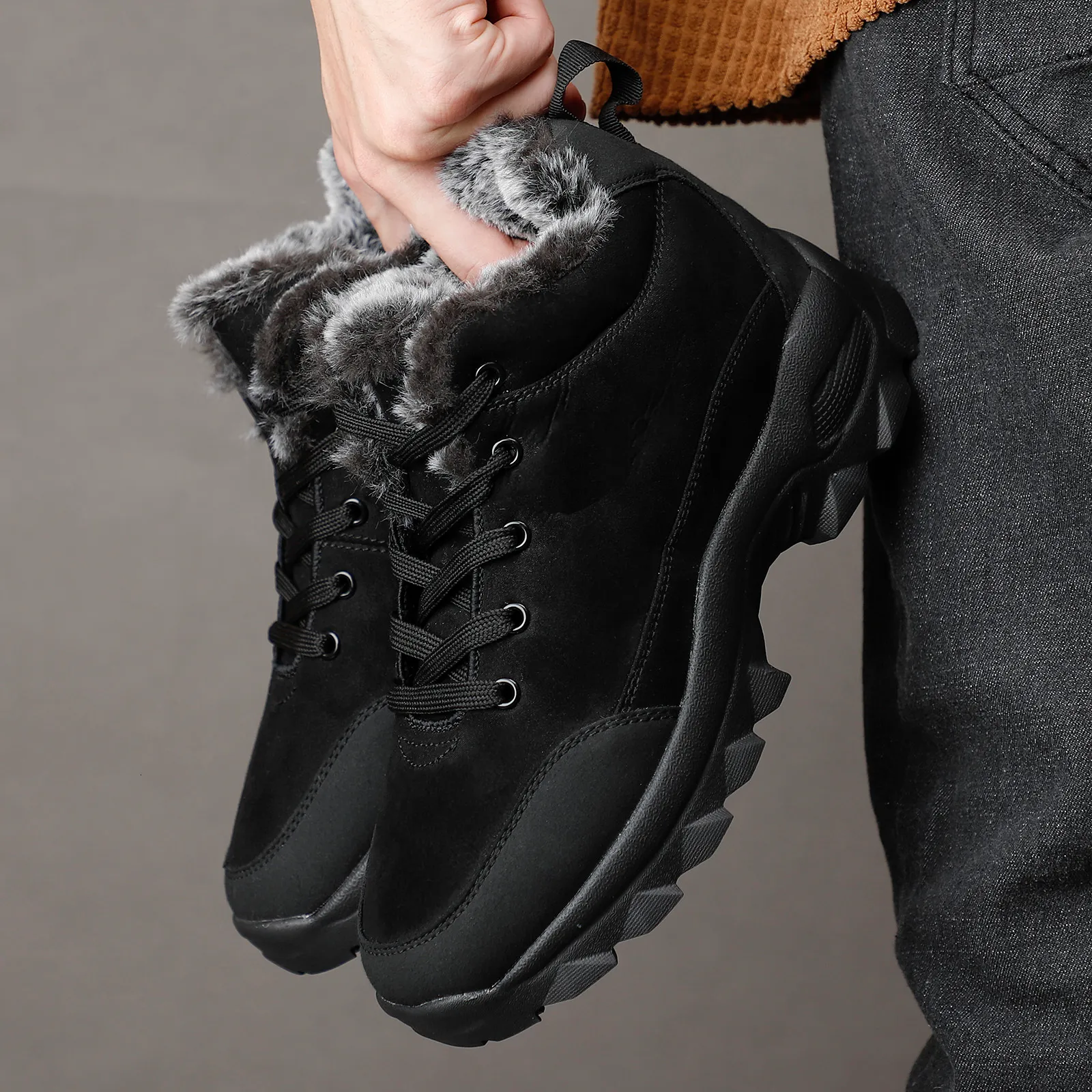 Botas de nieve de invierno para hombre