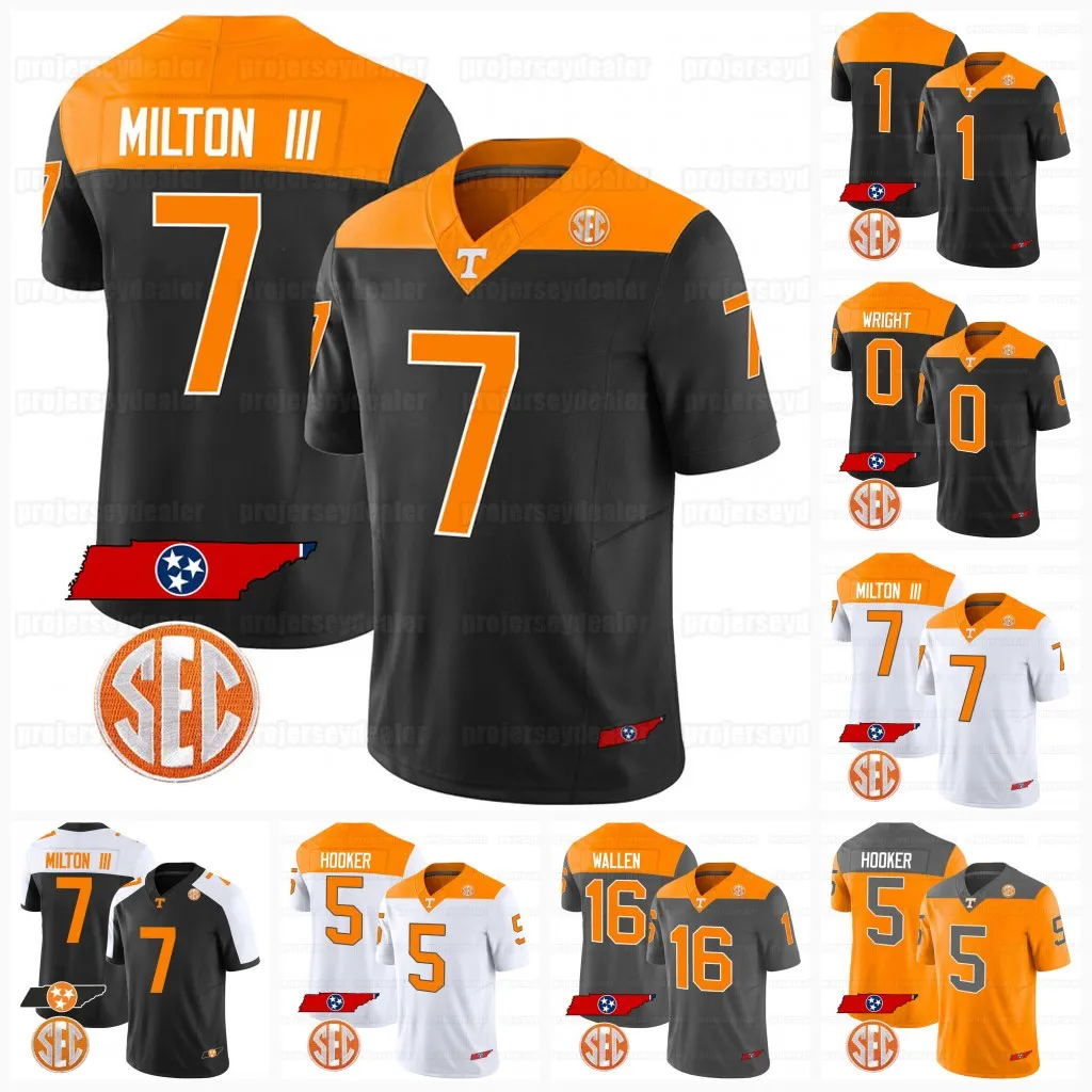 2023 Tennessee Gönüllüleri NCAA Koleji Futbol Jersey Joe Milton III Jaylen Wright Ramel Keyton Elijah Ringa Nico Iamaleava Jabari Küçük Dylan Sampson Keith