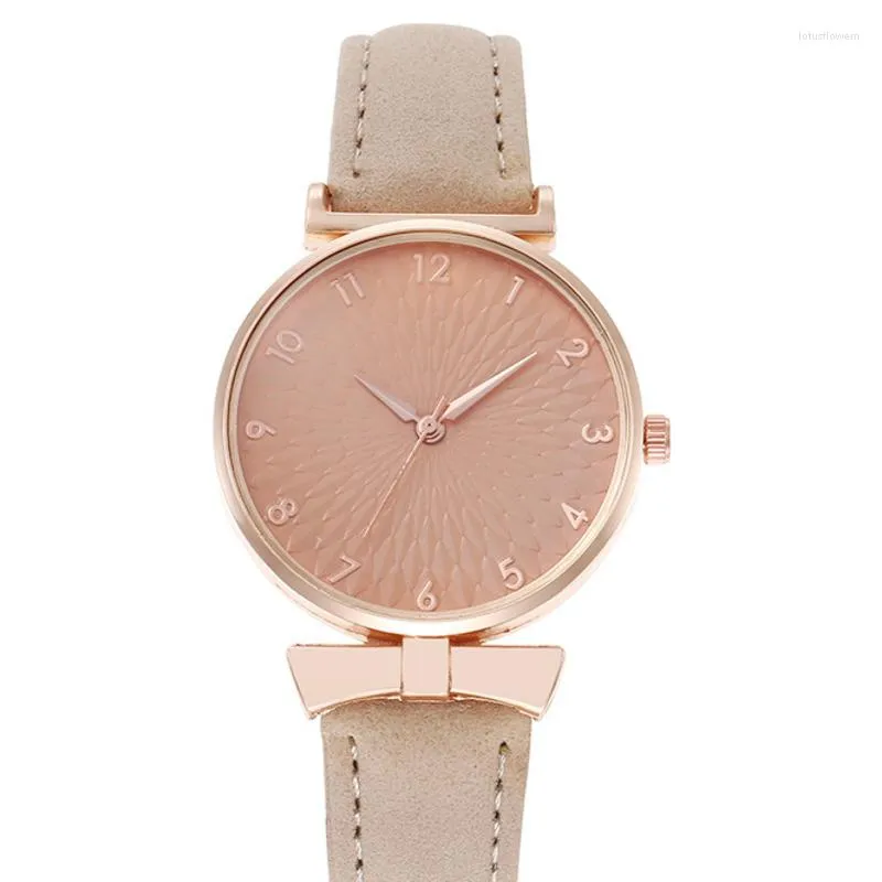 Wristwatches Quartz Watches For Women's Leather Watch Strap Fashion Simple Small Fresh Leisure Student