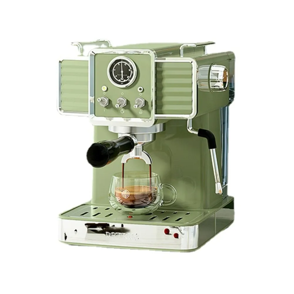 Petrus Espresso Machine 15 Bar Coffee Maker High Power와 상업용 스테인레스 스틸 Portafilter