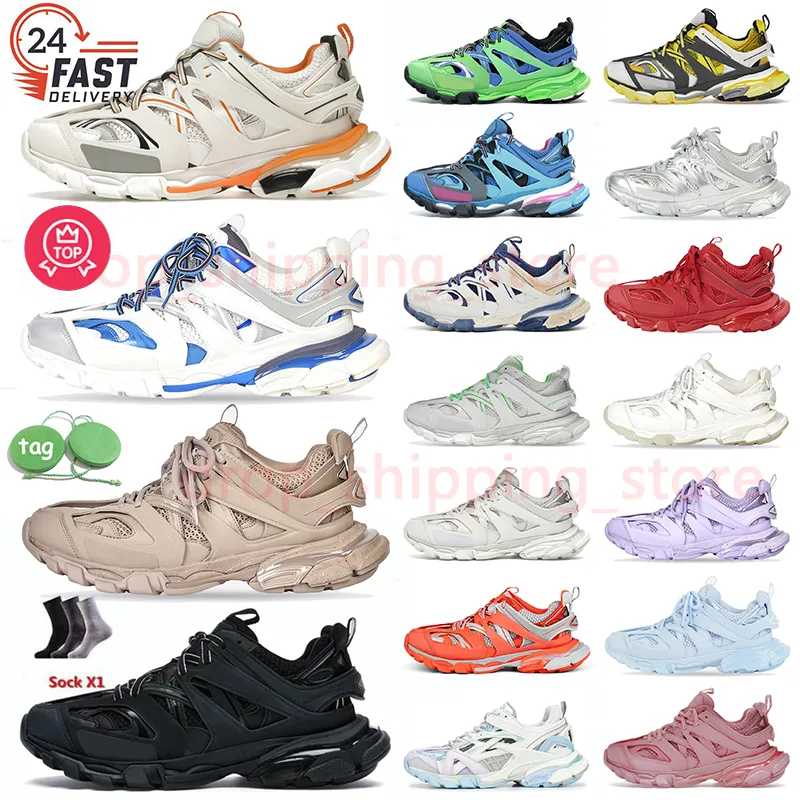 Track 3 3.0 Scarpe Designer Luxury Brand OG Original Trainers Tess.s. Gomma Pelle Nylon stampato 18ss Tracce 3 Scarpe da ginnastica casual Scarpe da corsa per sport all'aria aperta da jogging 36-45