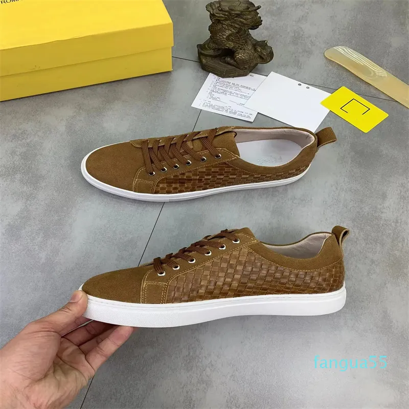 2023-Sports-desig Hombres FLOW Zapatillas Zapatos Confort Casual Hombres Deportes Goma Tejido Cuero Skateboard Runner Suela Tech Telas