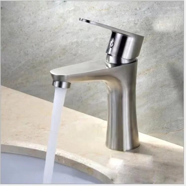 Kitchen Faucets Sink Faucet Stainless Steel Cold And Mixed Water Single-hole Basin On The Table